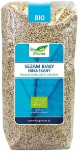 Sezam Biały Niełuskany BIO 500g 