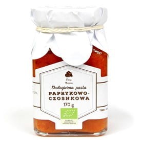 Pasta paprykowo-czosnkowa EKO 170g