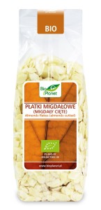 Płatki migdałowe (migdały cięte) BIO 300g 