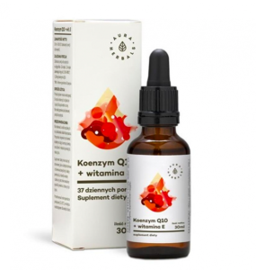 Koenzym Q10 + witamina E - w kroplach (30ml)
