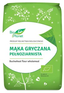 Mąka gryczana pełnoziarnista Eko 1kg - Bio Planet