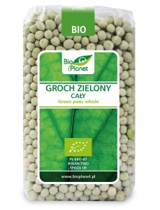 Groch zielony cały BIO 500g