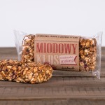  Baton energetyczny miodowy kłos z malinami i truskawkami 80g