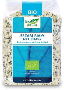 Sezam biały niełuskany BIO  250g