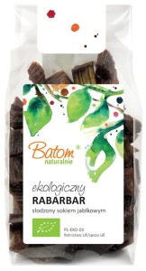 Rabarbar słodzony sokiem jabłkowym BIO 100g 