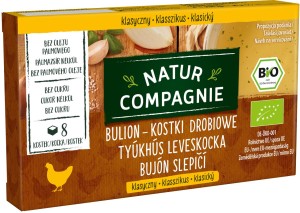 Bulion - kostki drobiowe bez dodatku cukrów BIO 88g