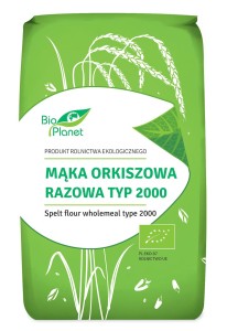Mąka orkiszowa razowa typ 2000 BIO 500g - Bio Planet