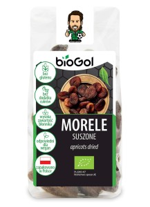 Morele suszone BIO bezglutenowe 150g - BIOGOL 