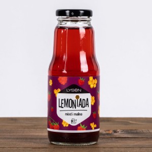Lemoniada z miodem i maliną 300ml