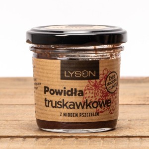 Powidła truskawkowe z miodem 200g