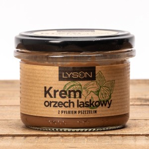 Krem orzech laskowy z pyłkiem pszczelim 200g