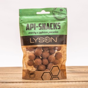 Orzechy laskowe z pyłkiem pszczelim w ciemnej czekoladzie z kakao 100g