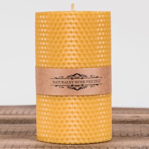 Świeca z węzy pszczelej W-8/10cm