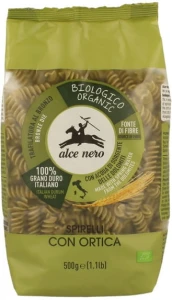 MAKARON (SEMOLINOWY Z POKRZYWĄ) ŚWIDERKI BIO 500 g - ALCE NERO