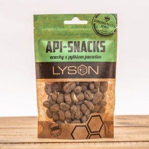 API SNACKS Orzech arachidowy z pyłkiem pszczelim w czekoladzie mlecznej 100g
