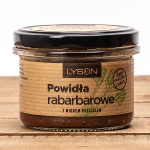 Powidła rabarbarowe z miodem gryczanym 200g