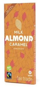 Czekolada  z karmelizowanymi migdałami 100g