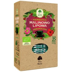 Herbatka malinowo - lipowa EKO 25x2,5g