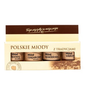 Zestaw miodów 4x50g