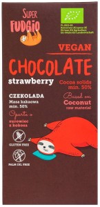 Czekolada truskawkowa bezglutenowa BIO 80g