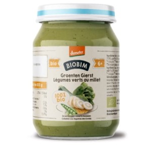 Przecier warzywny z kaszą jaglaną bez dodatku cukrów (6mc) 190g 