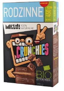 Płatki crunchies żytnio-owsiane BIO 450g