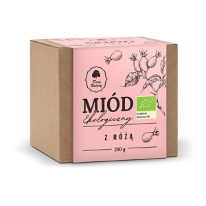 Miód z różą EKO 230g