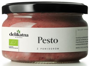 Pesto z pomidorów bio 200g - DELIKATNA