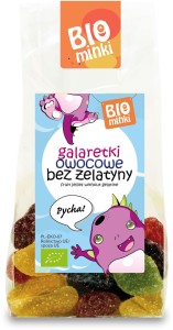 Galaretki owocowe bez żelatyny BIO 100g