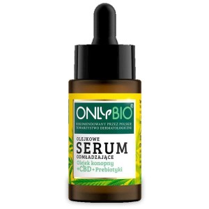 Serum do twarzy odmładzające olejek konopny + CBD + prebiotyki ECO 30ml