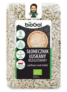 Słonecznik łuskany bezglutenowy 350g BIOGOL
