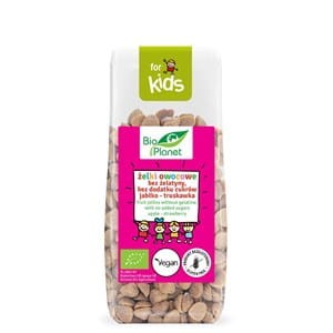 ŻELKI OWOCOWE BEZ DODATKU CUKRÓW BEZGLUT.JABŁKO-TRUSKAWKA BIO 100g