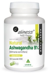 Natural Ashwagandha 590 mg 9% x 100 Vege caps