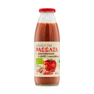 PASSATA POMIDOROWA Z CHILLI I CZOSNKIEM EKO (490 G)