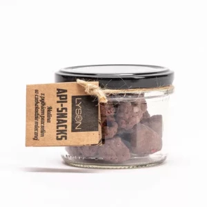 API SNACK MALINA Z PYŁKIEM CZEKOL.MLECZNA 50 G