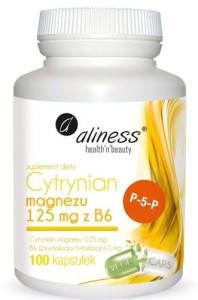 Cytrynian Magnezu 125 mg z B6 (P-5-P)