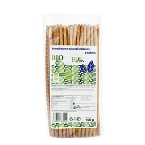 Paluszki orkiszowe pełnoziarniste Bio z makiem 150 g