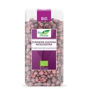 ŻURAWINA SUSZONA NIESŁODZONA BIO 50 g - BIO PLANET