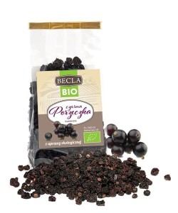 PORZECZKA CZARNA SUSZONA BIO 100G