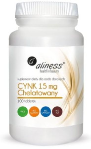 Cynk chelatowany 15 mg x 100 tabletek Vege