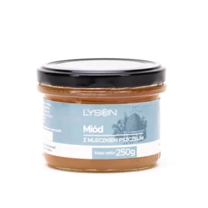 MIÓD Z MLECZKIEM PSZCZELIM 250G