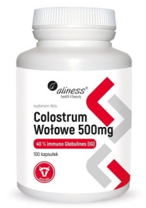 Colostrum Wołowe IG 40% 500 mg x 100 kaps.
