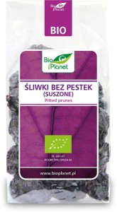 Śliwki bez pestek suszone BIO 400g