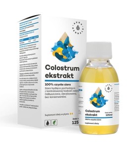 Colostrum Ekstrakt, 100% czysta siara bydlęca, płyn 125 ml
