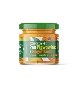 Ekologiczny mus Pan Pigwowiec z Nagietkiem 200g