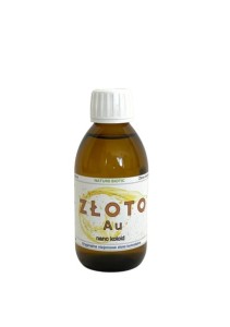 Niejonowe złoto koloidalne 200 ml 25 PPM