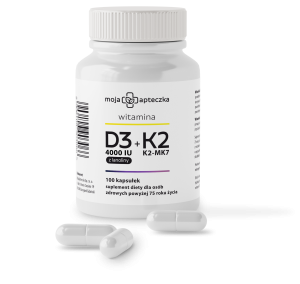 Witamina D3 4000 IU + K2MK7 100μg – 100 kapsułek