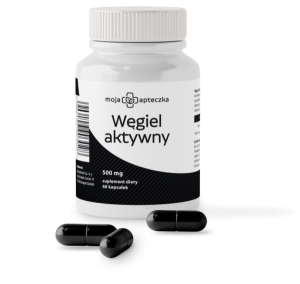 Węgiel aktywny 500 mg – 60 kapsułek