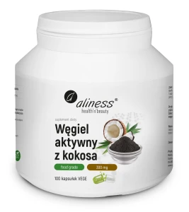 Węgiel aktywny z kokosa ” FOOD GRADE” proszek 200 g