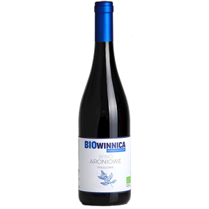 WINO ARONIOWE PÓŁSŁODKIE BIO 750 ml - WINNICE PRADOLINY (BIOWINNICA)